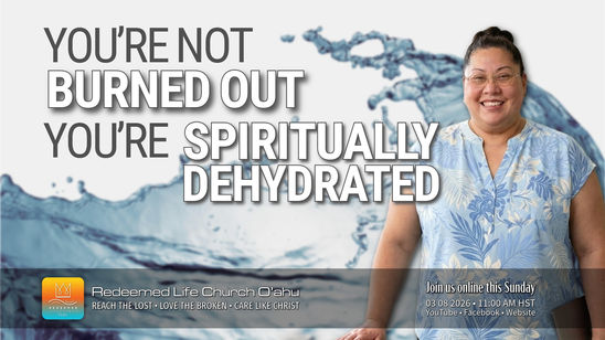 You're Not Burned Out, You're Spiritually Dehydrated